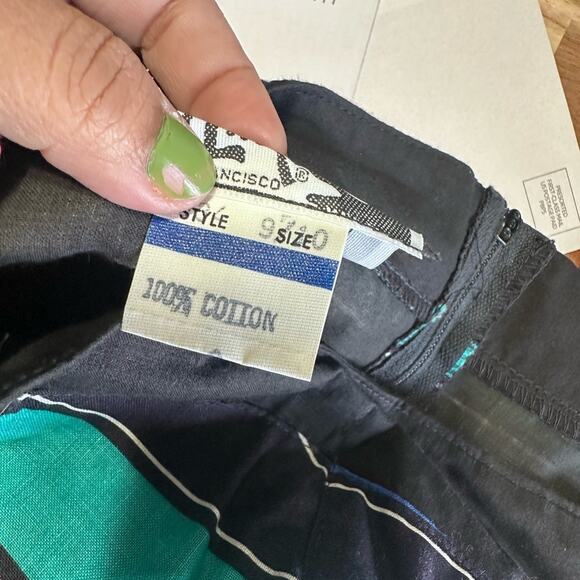 Vintage Foxy Lady 80s Strapless Flared Dress – Party Glam, Retro Vibes - Picture 7 of 7